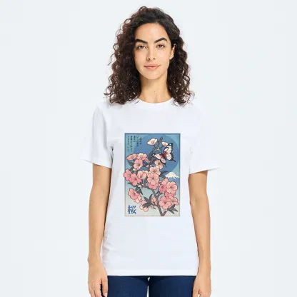 Tokyo-Tiger Ukiyoe Japanese Cherry blossoms Poster Classic T-Shirt