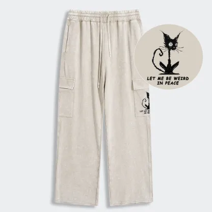 Tokyo-Tiger Cat Gradually Became Strange Washed Utility Sweatpants