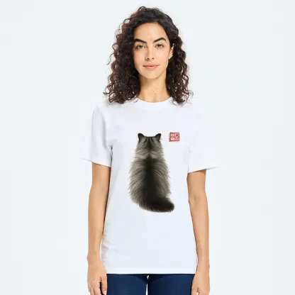 Tokyo-Tiger Cat's Back Ink Painting Classic T-Shirt