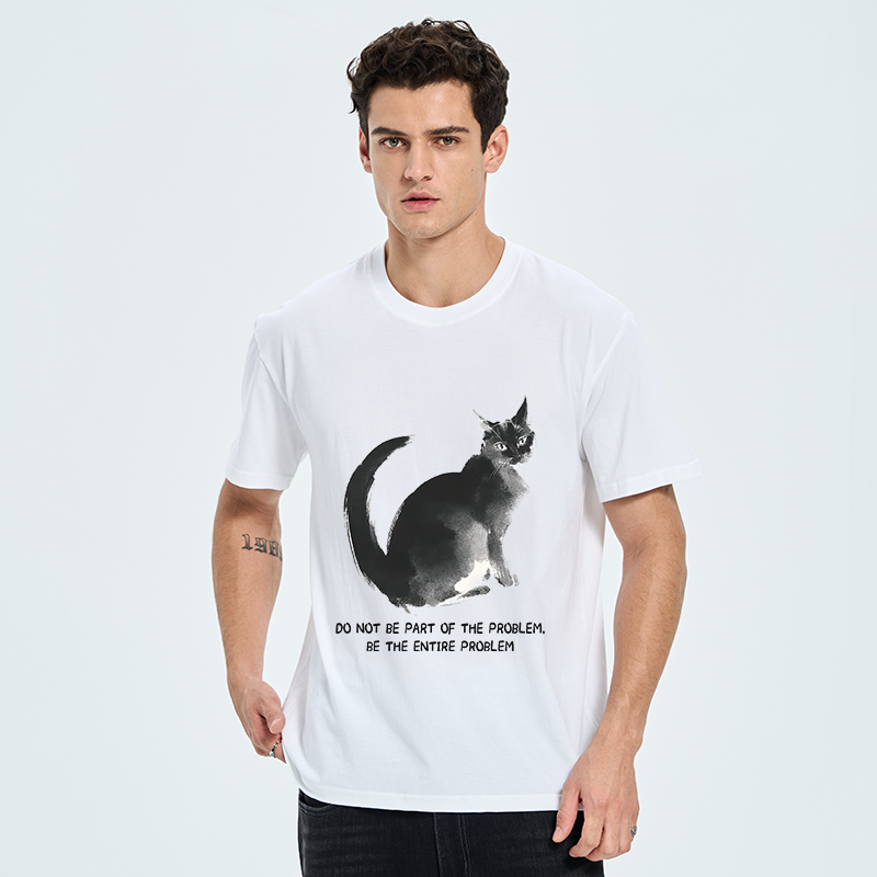 Tokyo-Tiger Funny Cat Be The Entire Problem Classic T-Shirt