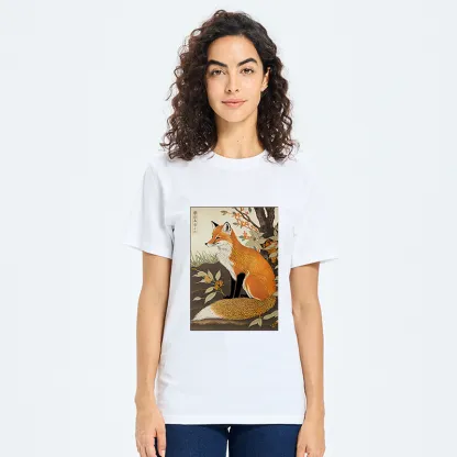 Tokyo-Tiger Ukiyo-e Fox Classic T-Shirt