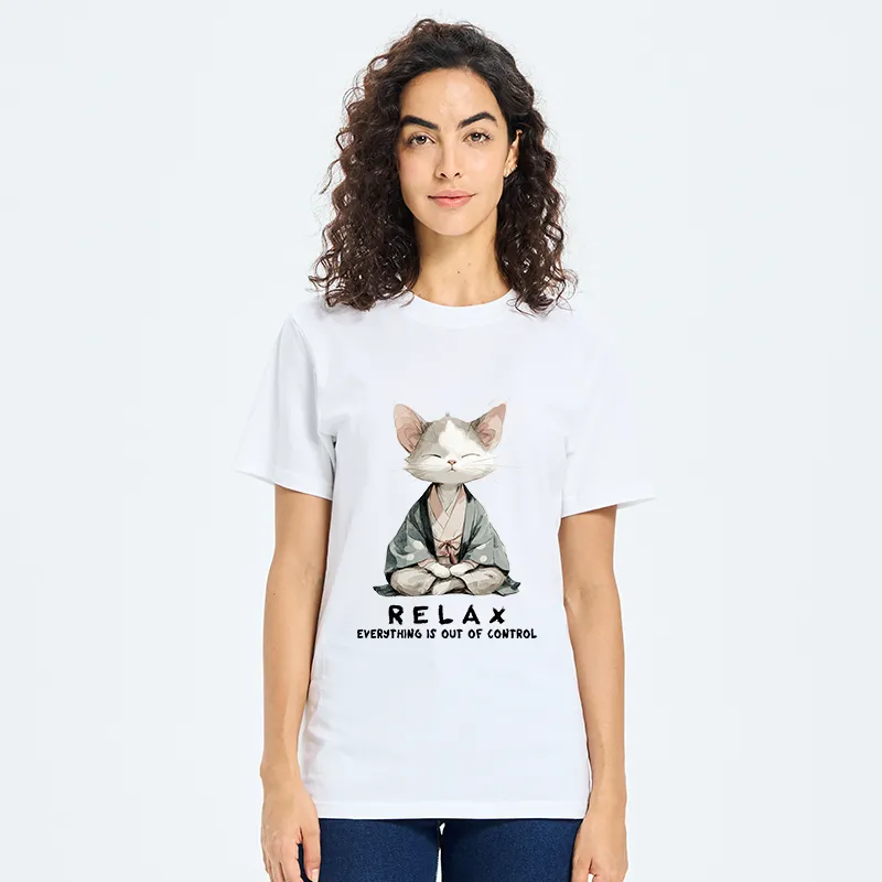 Tokyo-Tiger Zen Cat Relaxation，Everything's Out Of Control Classic T-Shirt