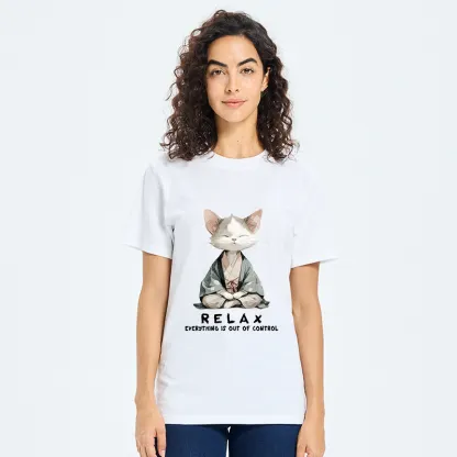 Tokyo-Tiger Zen Cat Relaxation，Everything's Out Of Control Classic T-Shirt