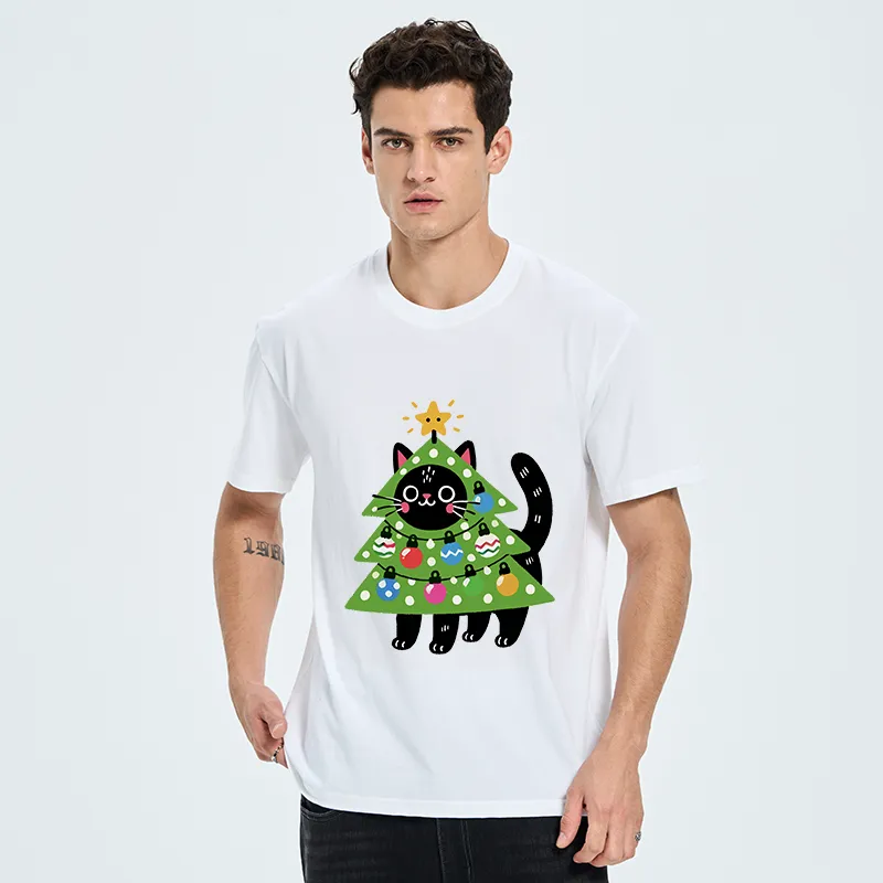 Tokyo-Tiger Christmas Tree Cat Classic T-Shirt