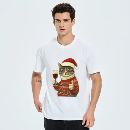 Tokyo-Tiger Christmas Cat Likes Classic T-Shirt