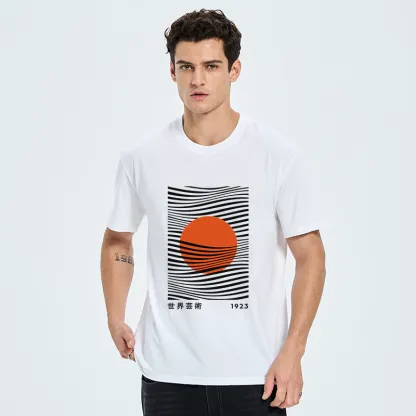 Tokyo-Tiger Minimalist Art Sun Classic T-Shirt