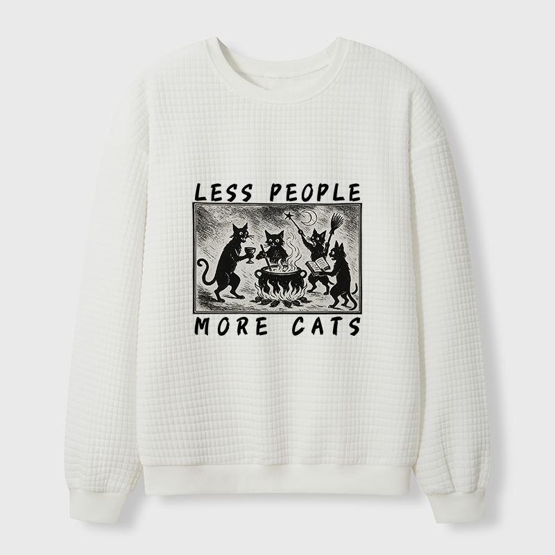 Tokyo-Tiger Cat Sacrifice Ceremony Waffle Sweatshirt