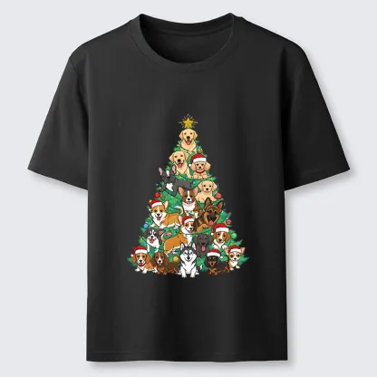 Tokyo-Tiger Christmas Tree Dog Funny Classic T-Shirt