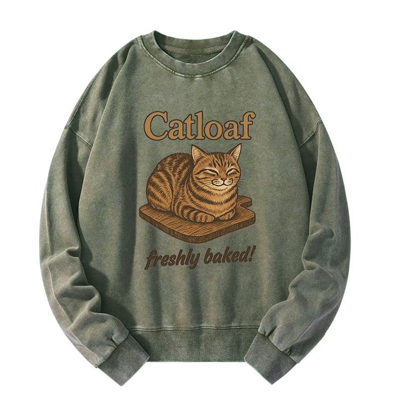 Tokyo-Tiger Japan Catloaf Washed Sweatshirt