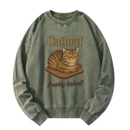 Tokyo-Tiger Japan Catloaf Washed Sweatshirt