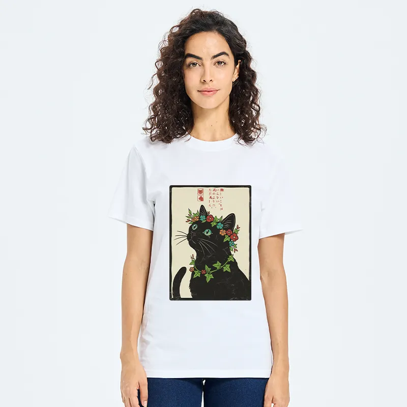 Tokyo-Tiger The Flower-Crowned Cat Classic T-Shirt