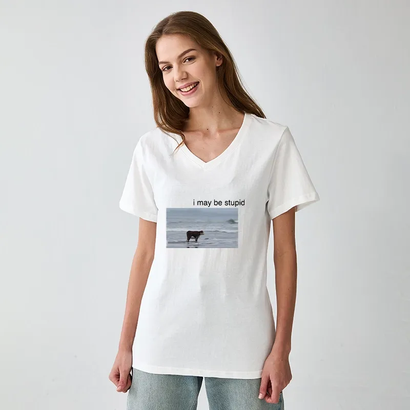 Tokyo-Tiger Foolish Cow V-Neck Classic T-Shirt