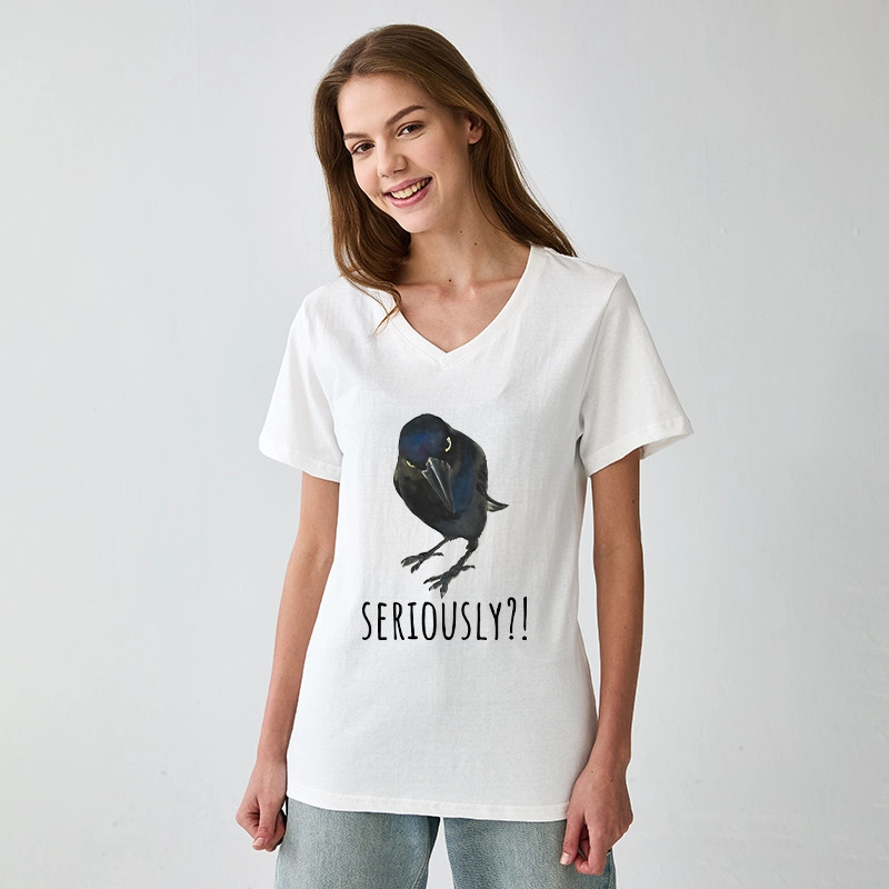 Tokyo-Tiger Raven's Question V-Neck Classic T-Shirt