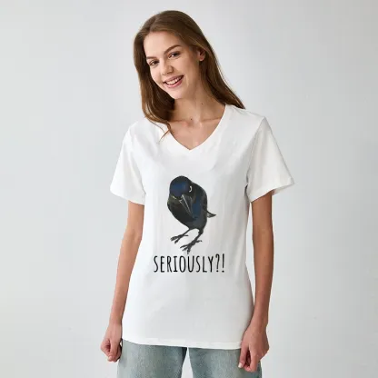 Tokyo-Tiger Raven's Question V-Neck Classic T-Shirt