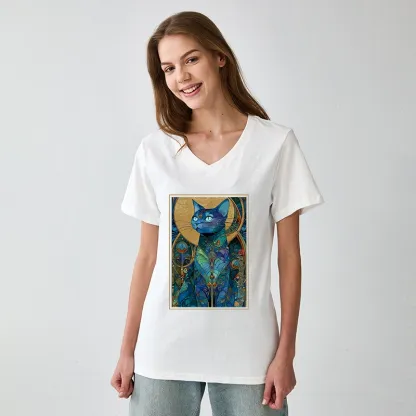 Tokyo-Tiger The Cat’s Plan To Rule Them All V-Neck Classic T-Shirt