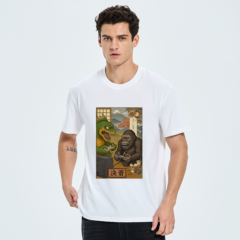 Tokyo-Tiger Monsters Play Games Classic T-Shirt
