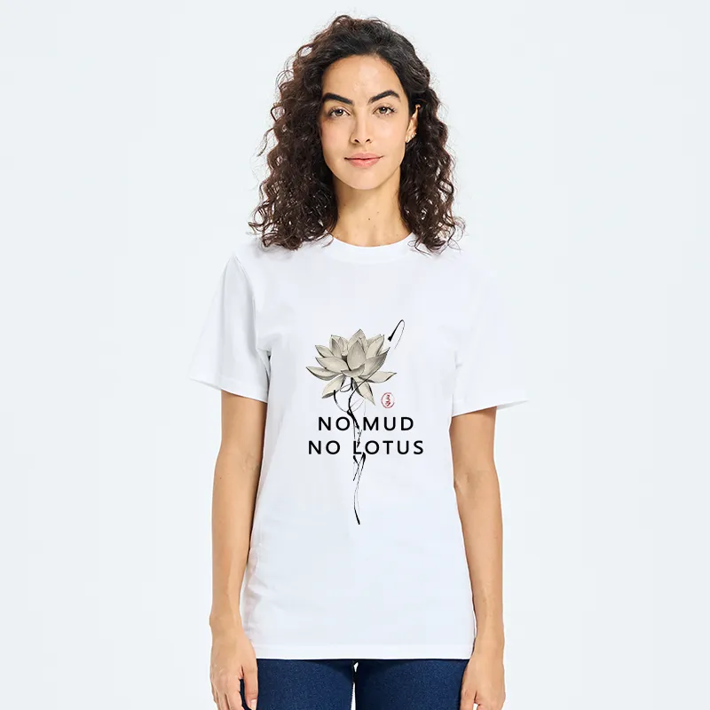 Tokyo-Tiger Japanese Zen Lotus Classic T-Shirt