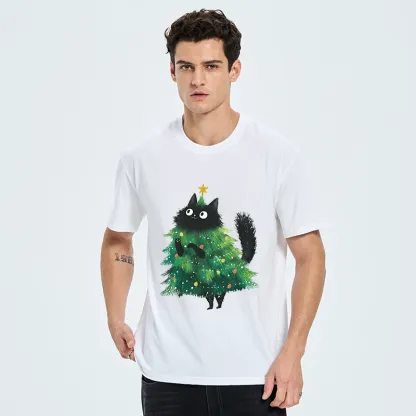 Tokyo-Tiger Christmas Tree Cat Japan Classic T-Shirt