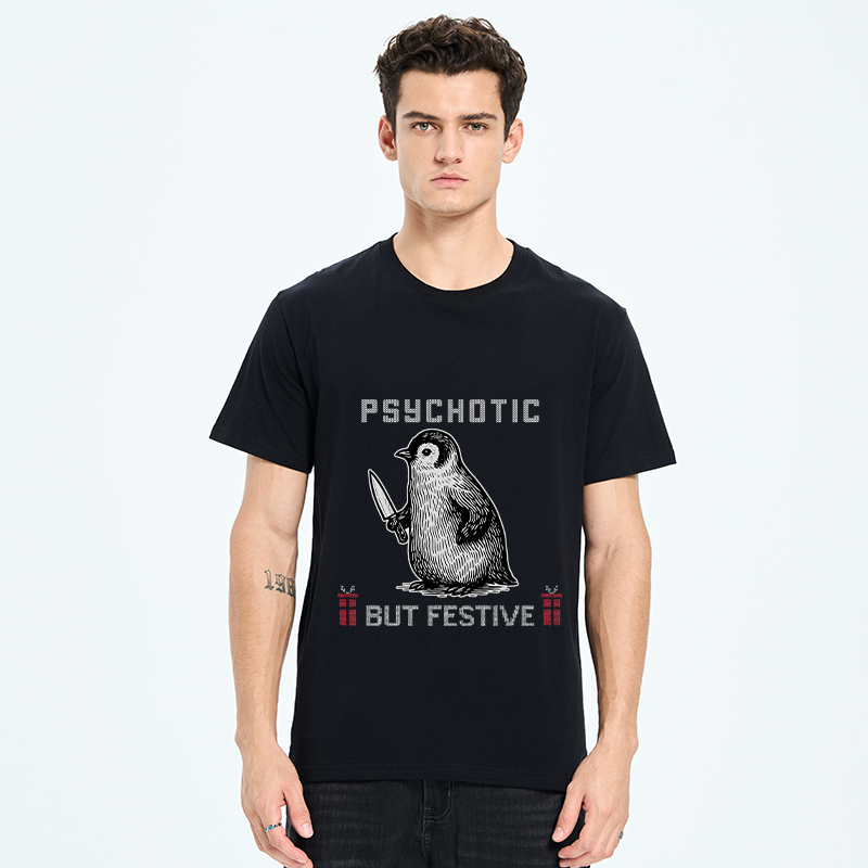 Tokyo-Tiger Overstimulated but Festive Christmas Classic T-Shirt