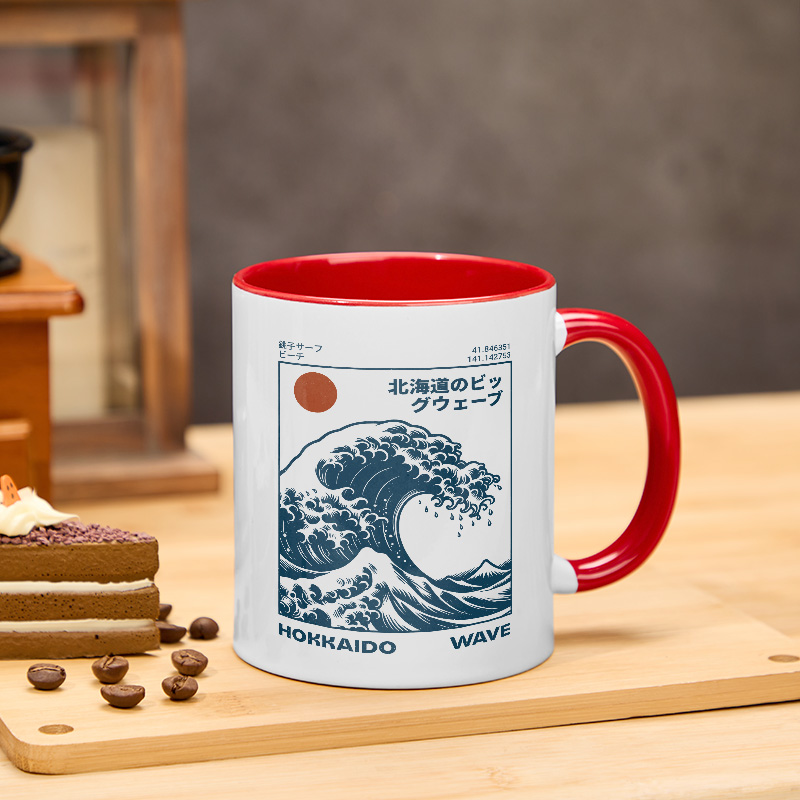 Tokyo-Tiger Hokkaido Wave Japan Mug