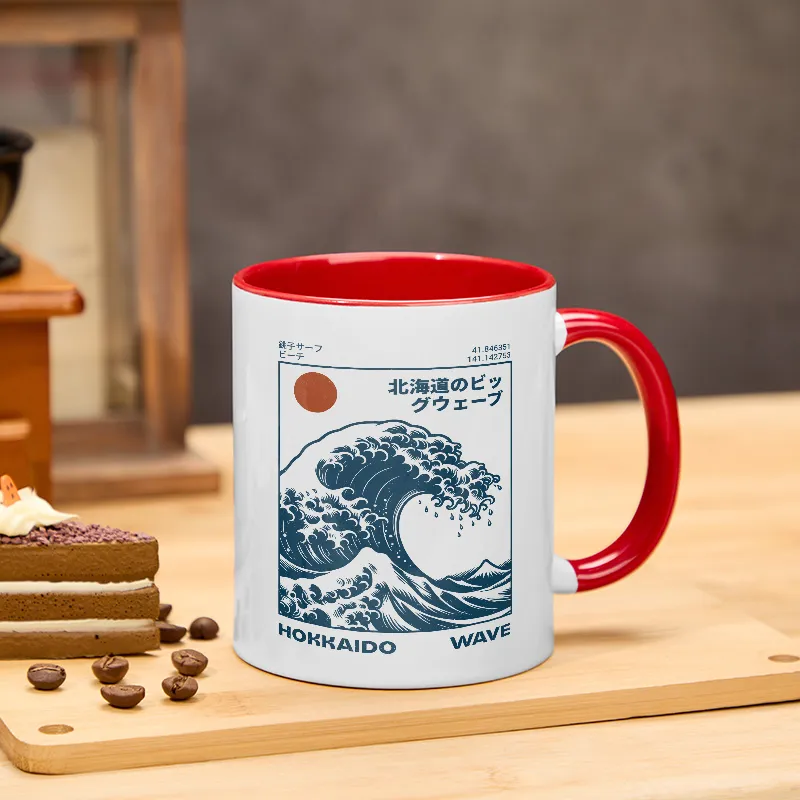 Tokyo-Tiger Hokkaido Wave Japan Mug