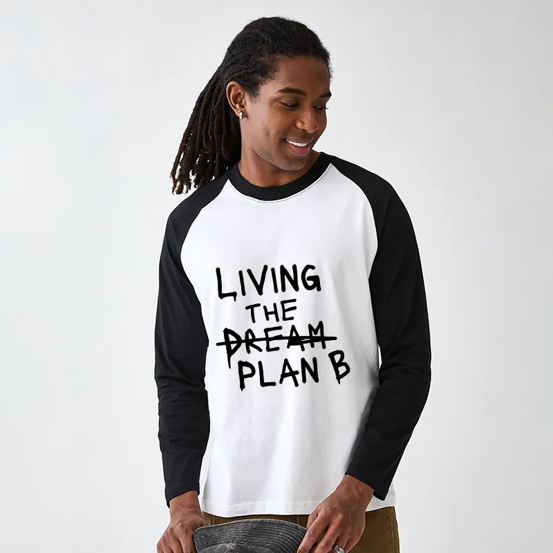 Tokyo-Tiger Implement Plan B Raglan Long Sleeve T-shirt