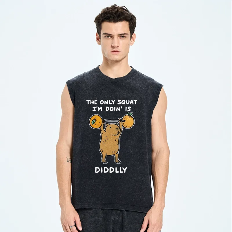 Tokyo-Tiger Diddly Capybara Washed Tank