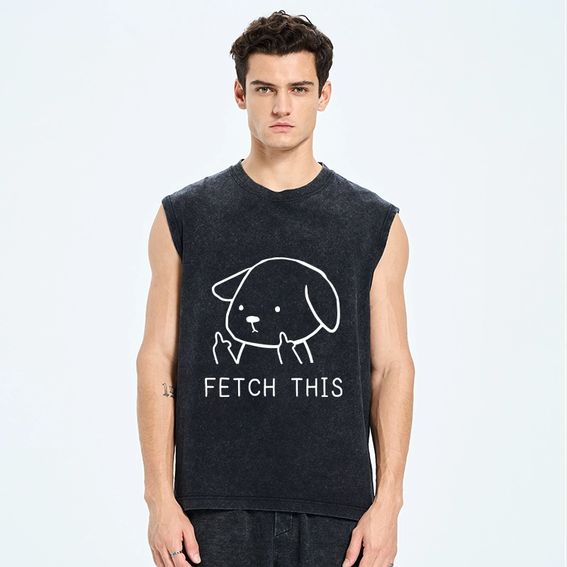 Tokyo-Tiger Fetch This Dog Washed Tank