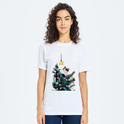 Tokyo-Tiger Cute Christmas Cat Japan Classic T-Shirt
