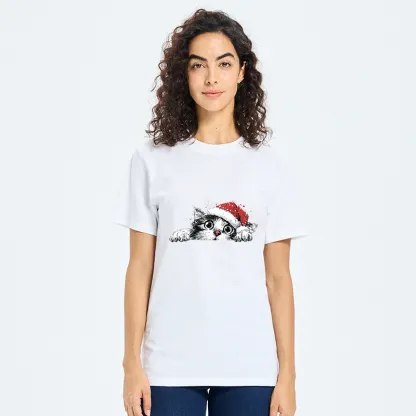 Tokyo-Tiger The Curious Christmas Cat Classic T-Shirt