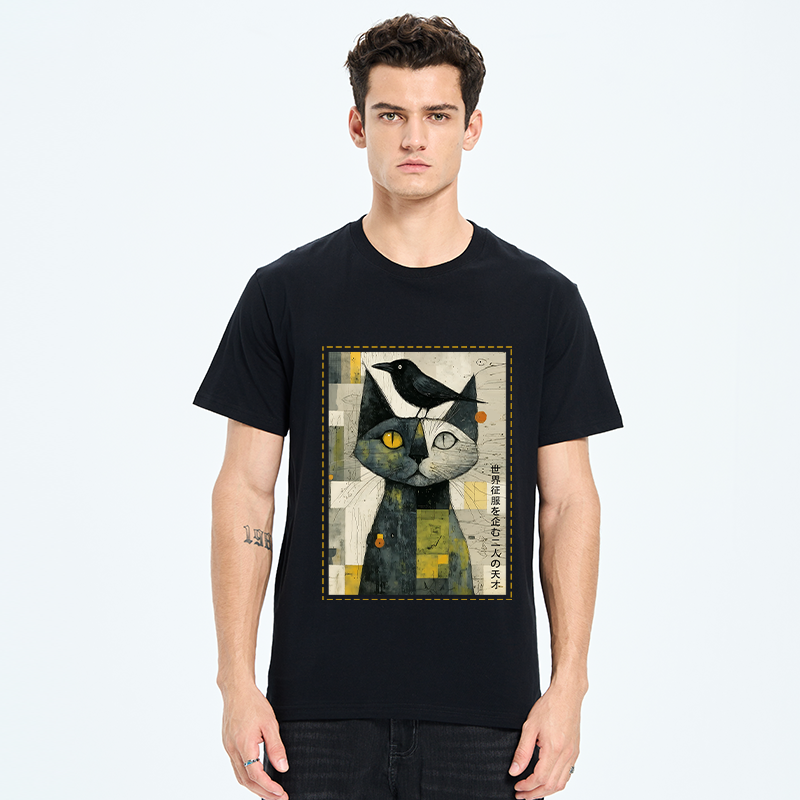 Tokyo-Tiger The Cat And The Crow Are Planning To Rule The World Classic T-Shirt