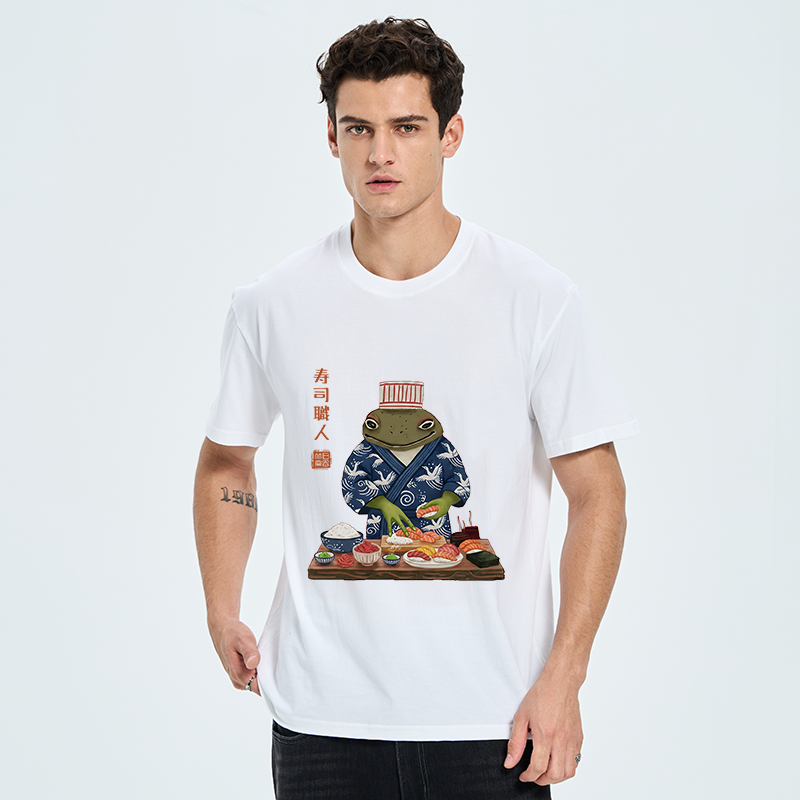 Tokyo-Tiger Frog Sushi Chef Classic T-Shirt