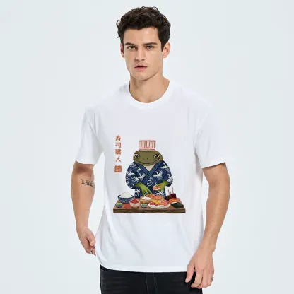 Tokyo-Tiger Frog Sushi Chef Classic T-Shirt