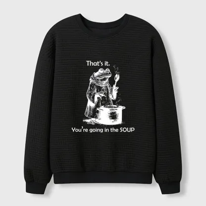 Tokyo-Tiger Frog Is Making Soup Waffle Sweatshirt