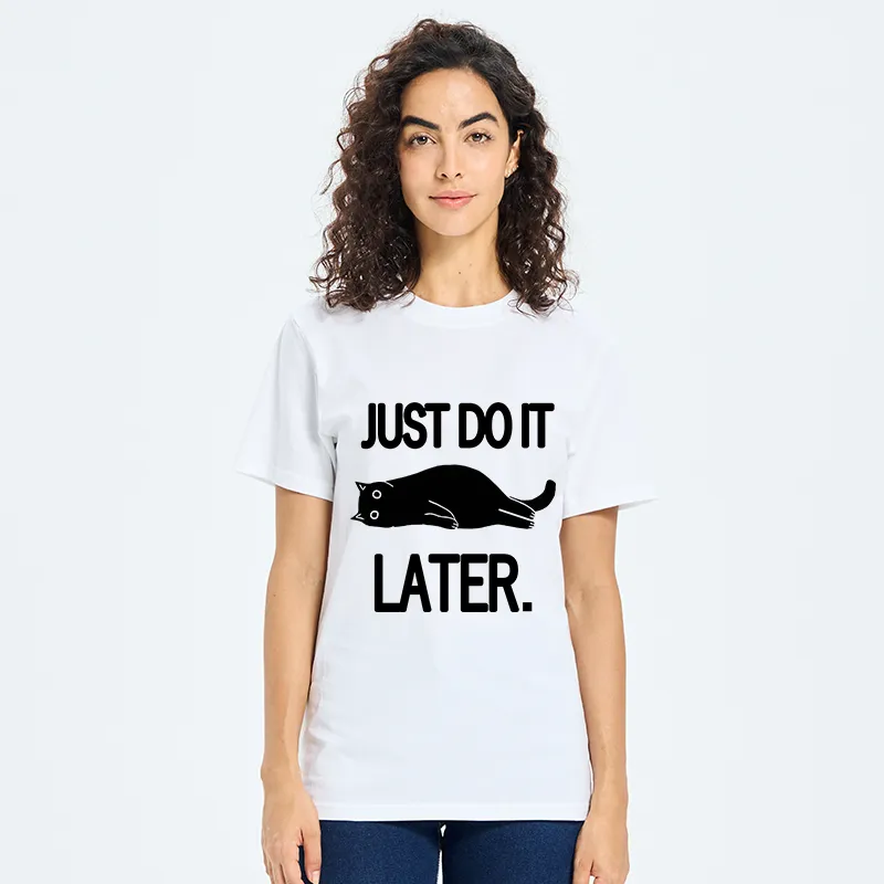 Tokyo-Tiger Just Do It Later Cat Classic T-Shirt