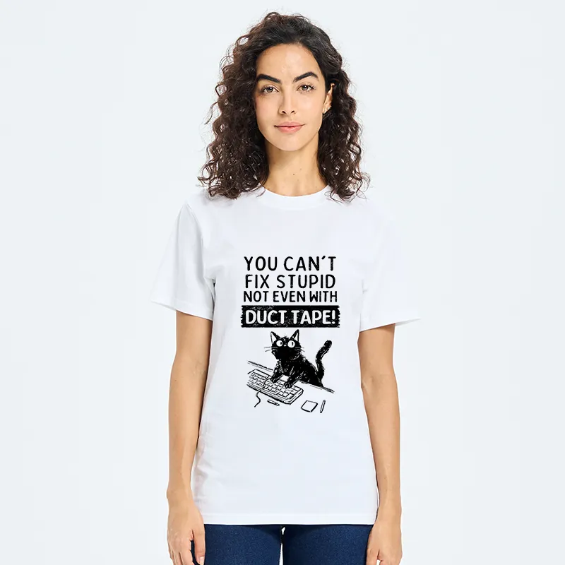 Tokyo-Tiger Funny Cat：You Can't Fix Stupid Classic T-Shirt