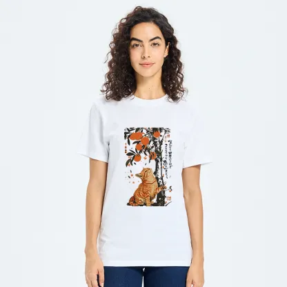 Tokyo-Tiger Orange Cat Wants To Eat Oranges Classic T-Shirt
