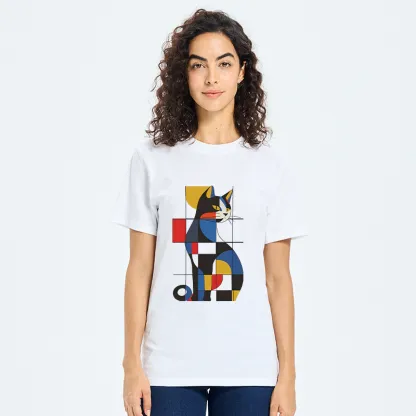 Tokyo-Tiger Mondrian Cat Classic T-Shirt