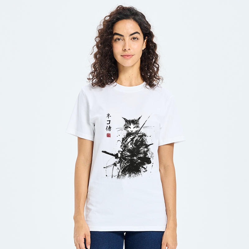 Tokyo-Tiger Inkblade Samurai Cat Classic T-Shirt