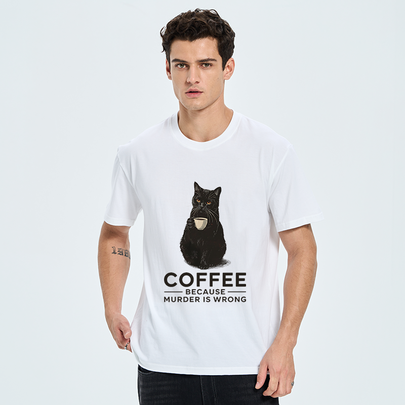 Tokyo-Tiger Can't Commit Murder So I'll Drink Coffee Classic T-Shirt
