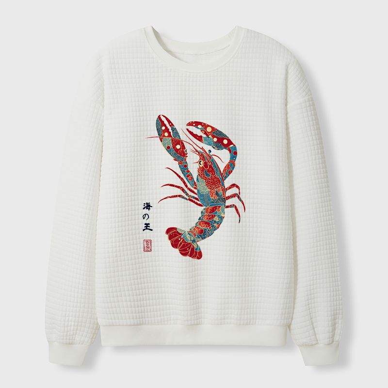 Tokyo-Tiger King Of The Sea Waffle Sweatshirt