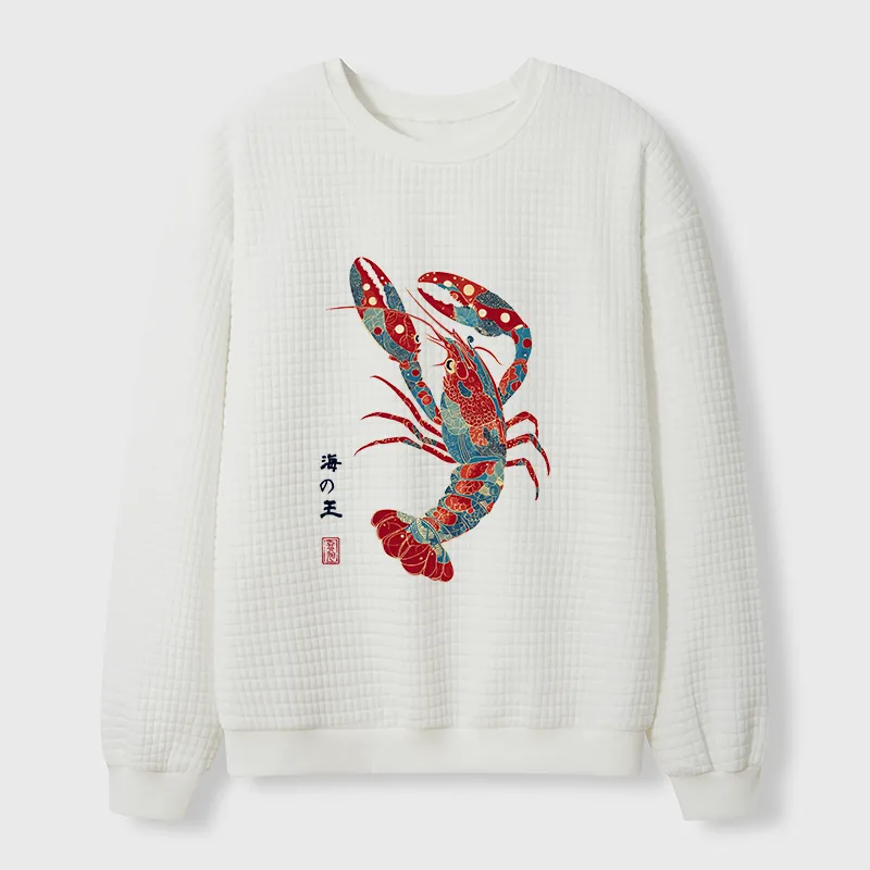 Tokyo-Tiger King Of The Sea Waffle Sweatshirt