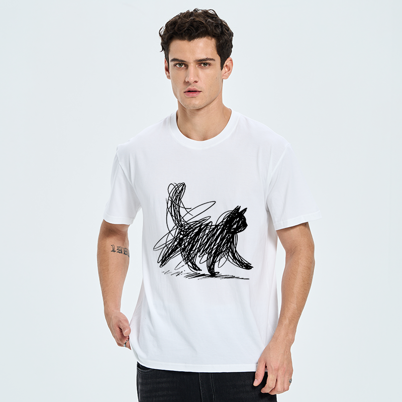 Tokyo-Tiger Minimalist Cat Art Classic T-Shirt