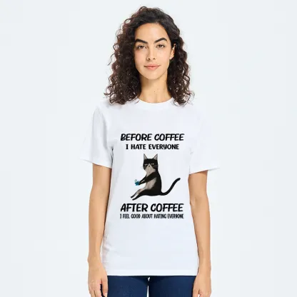 Tokyo-Tiger Hate Everyone After Drinking Coffee Classic T-Shirt