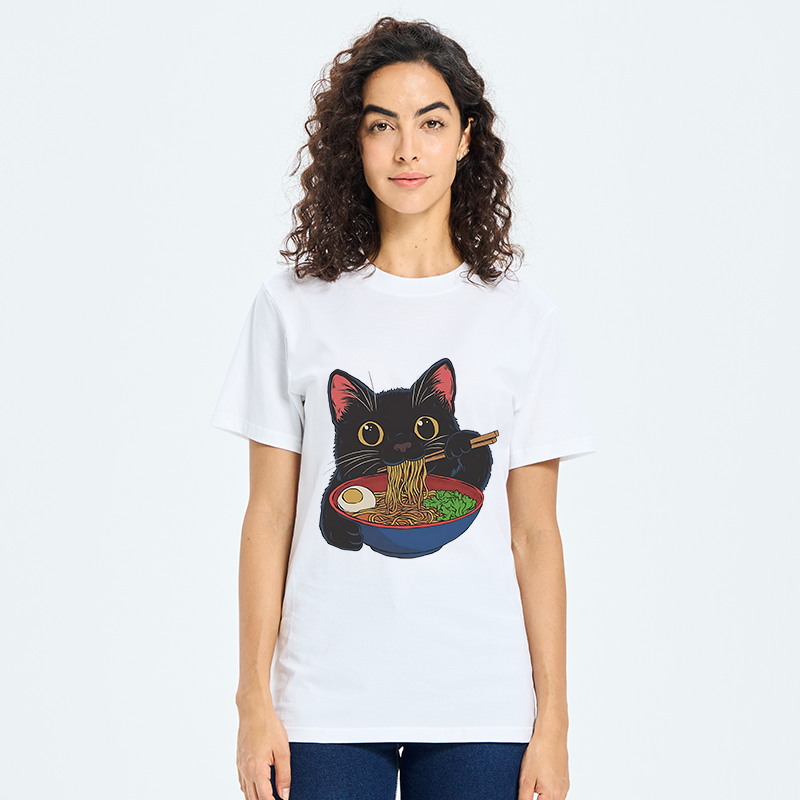 Tokyo-Tiger Black Cat Ate Japan Ramen Classic T-Shirt