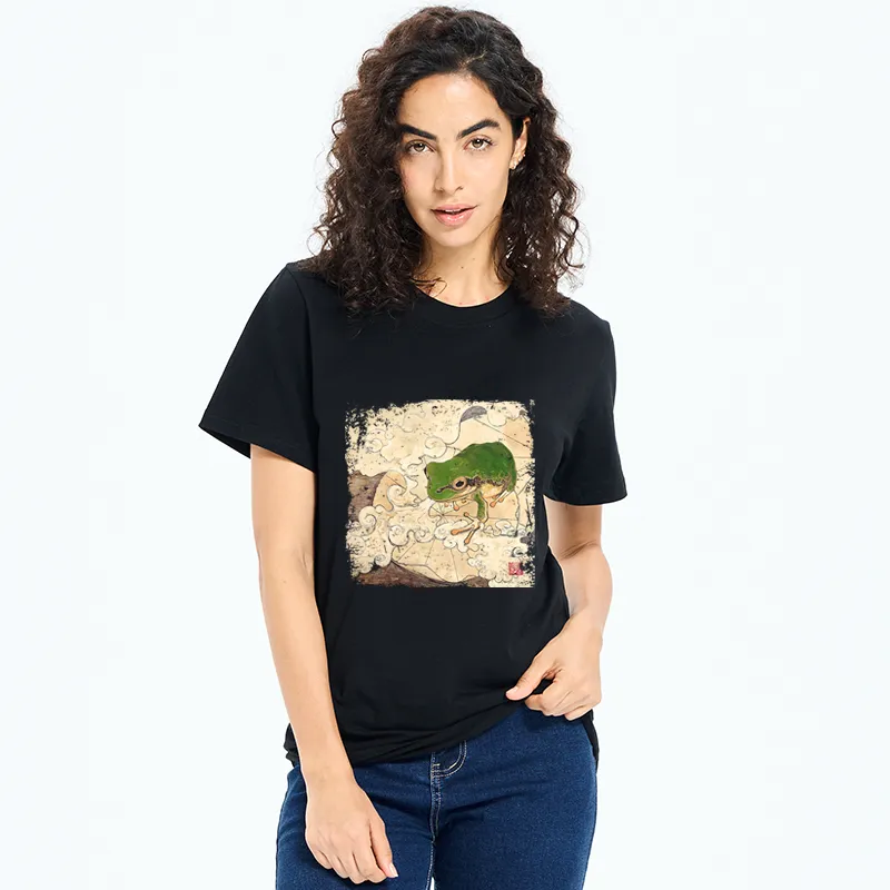 Tokyo-Tiger Vintage Frog Painting Classic T-Shirt