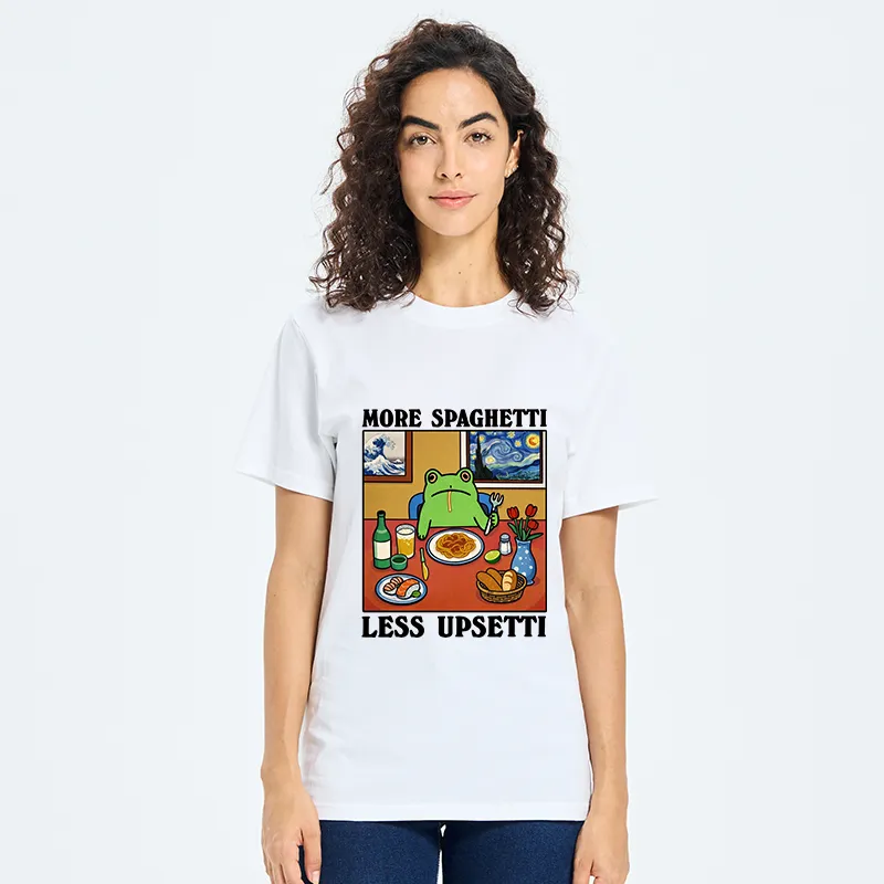 Tokyo-Tiger More Spaghetti Less Upsetti Frog Classic T-Shirt