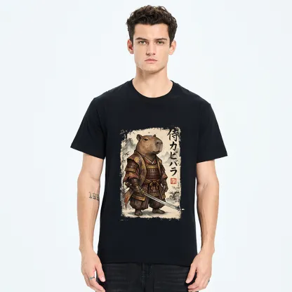 Tokyo-Tiger Samurai Capybara Classic T-Shirt
