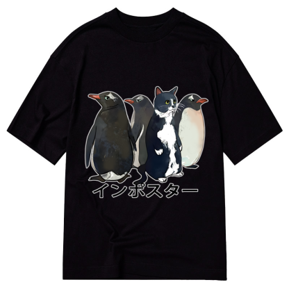 Tokyo-Tiger Imposter Among Penguins Classic T-Shirt