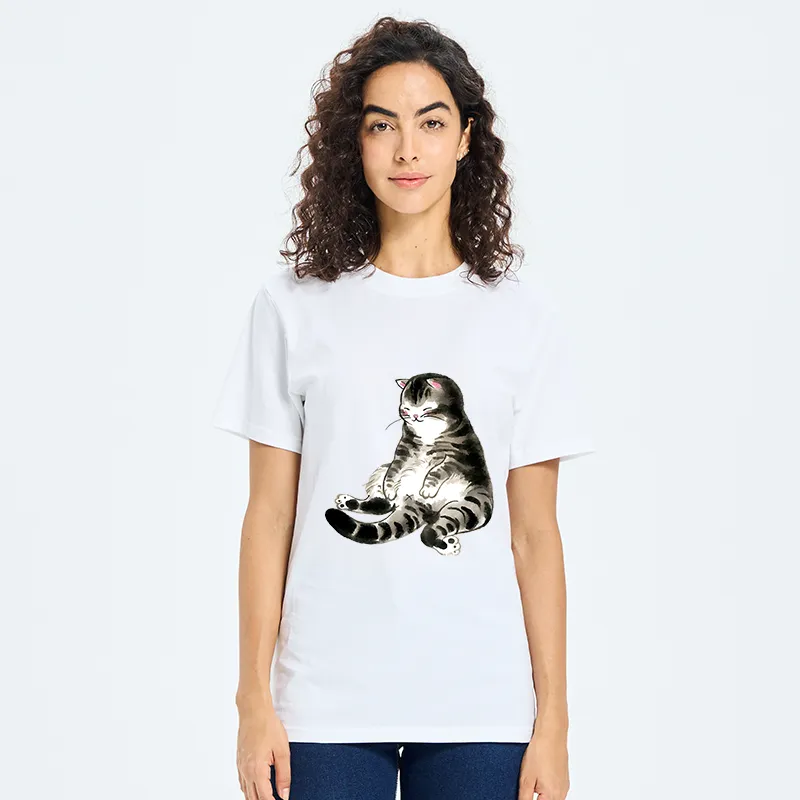 Tokyo-Tiger Ink Painting Cute Cat Classic T-Shirt
